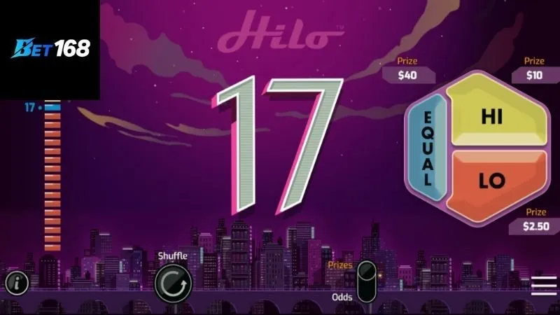 Cách chơi Hi-Lo Bet168